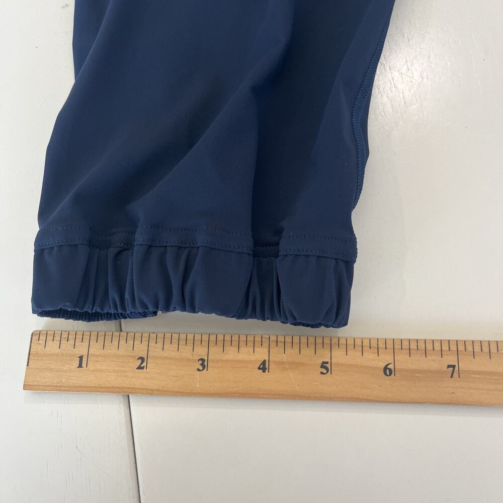 Lululemon Women's Lightweight Joggers Navy Size 2 Zip Ankle Pockets Nylon Wickin - Picture 8 of 11